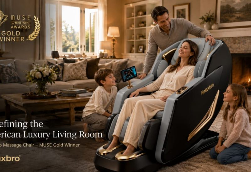 Elevating the American Living Room: Relaxbro Massage Chair Wins MUSE Gold