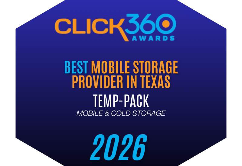 Temp-Pack Named Best Mobile Storage Provider in Texas for 2026 by Click360 Awards